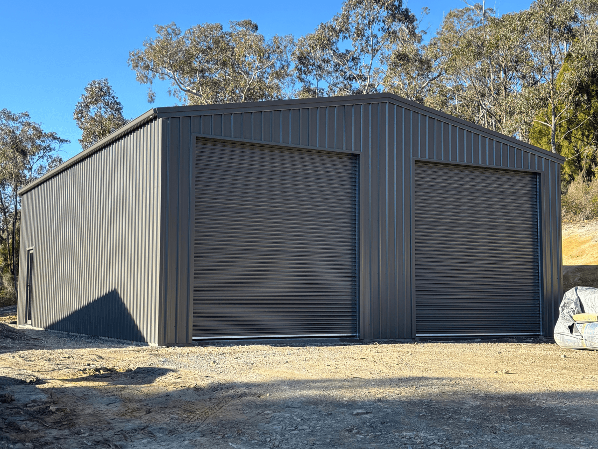 Completed shed build
